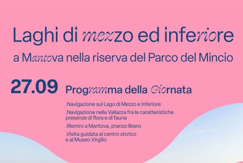Sabato 27 settembre navigazione sui laghi di Mezzo e Inferiore